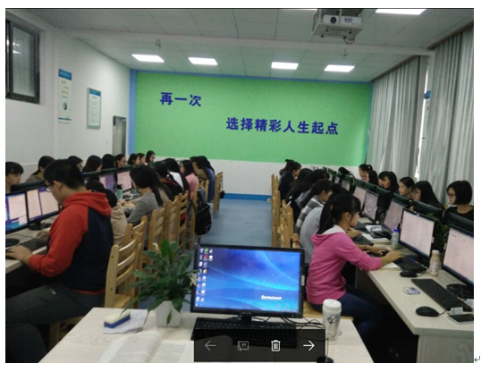 各专业技能测验现场 各专业技能测验现场