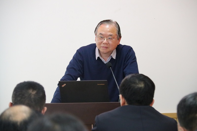 党委书记、院长翁兴旺同志作重要讲话